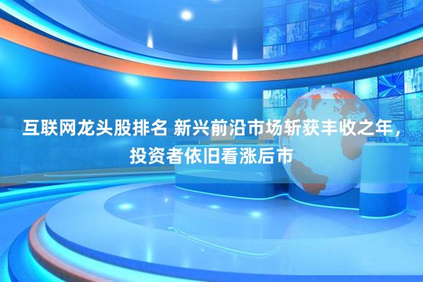互联网龙头股排名 新兴前沿市场斩获丰收之年，投资者依旧看涨后市