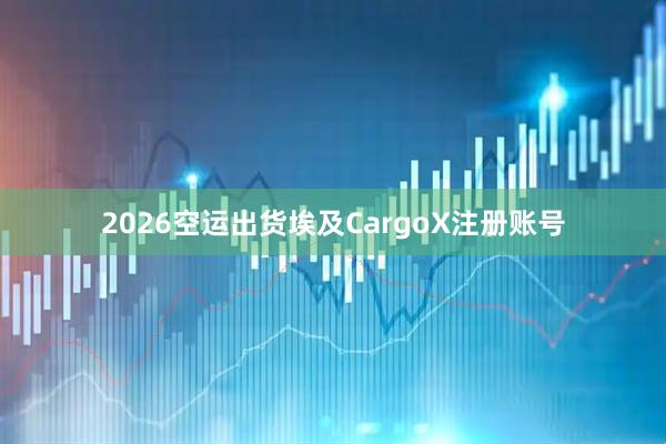 2026空运出货埃及CargoX注册账号