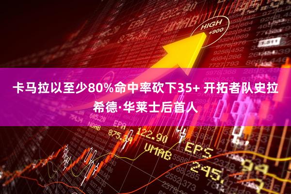 卡马拉以至少80%命中率砍下35+ 开拓者队史拉希德·华莱士后首人
